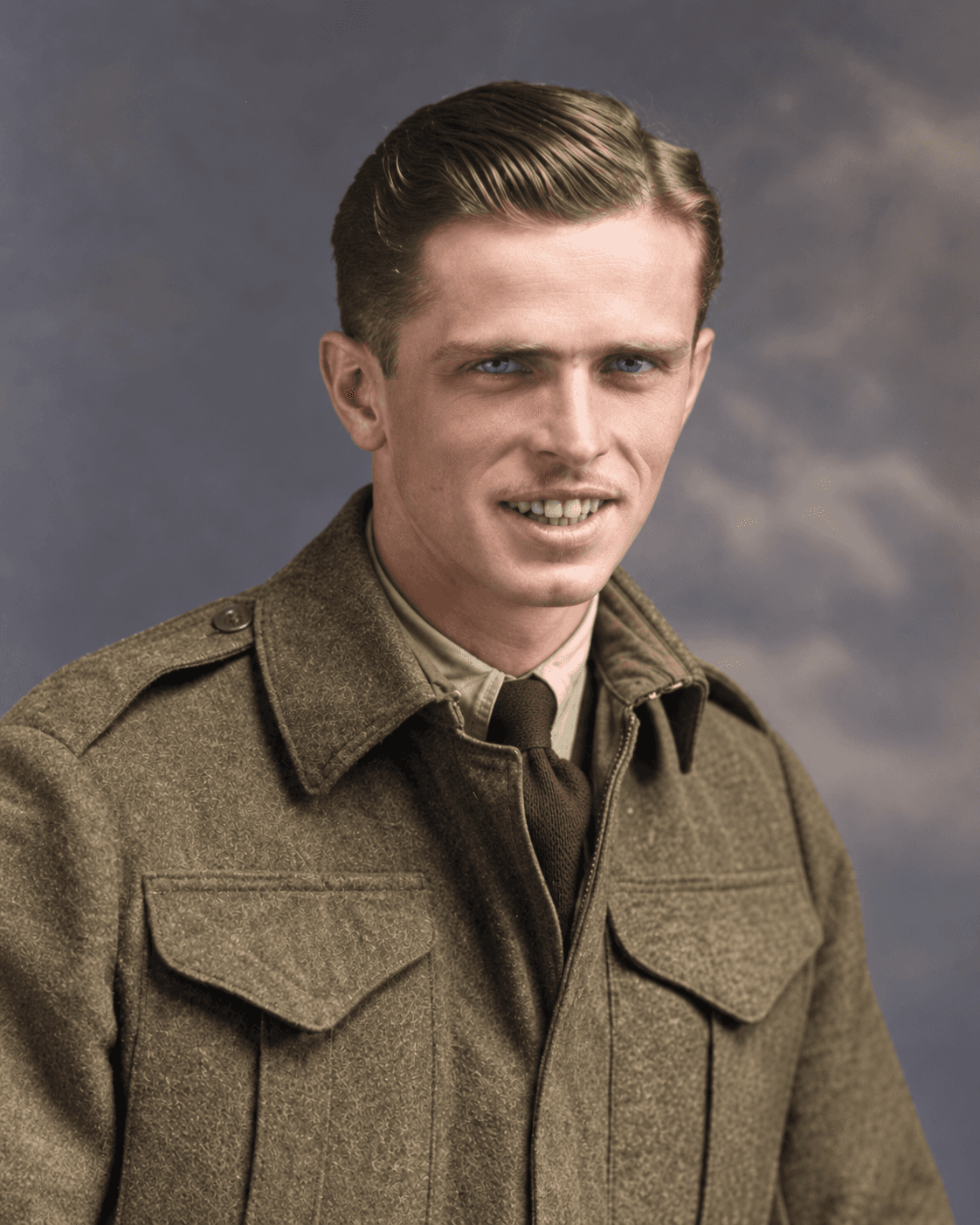 Art's military enlistment photo