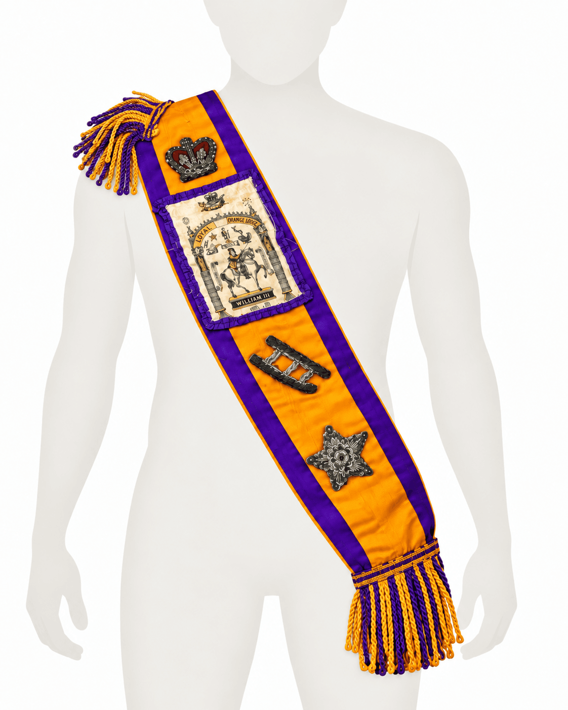 Fred Martin's Orange Order sash