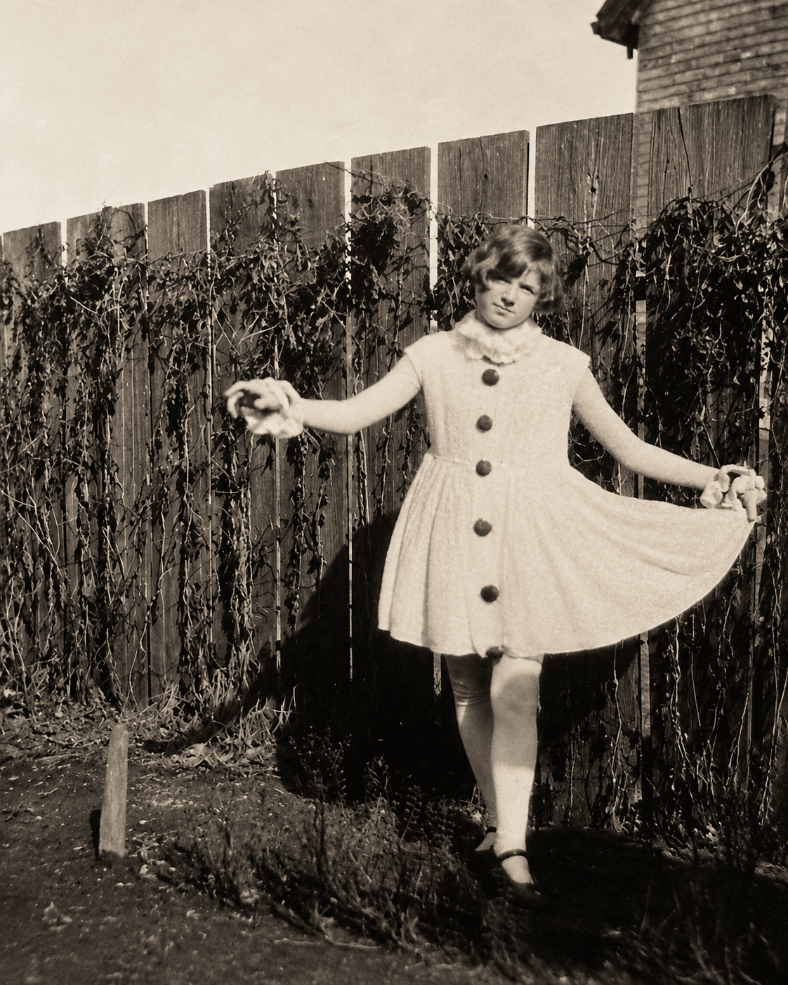Hilda Rowley, age approximately 10 years