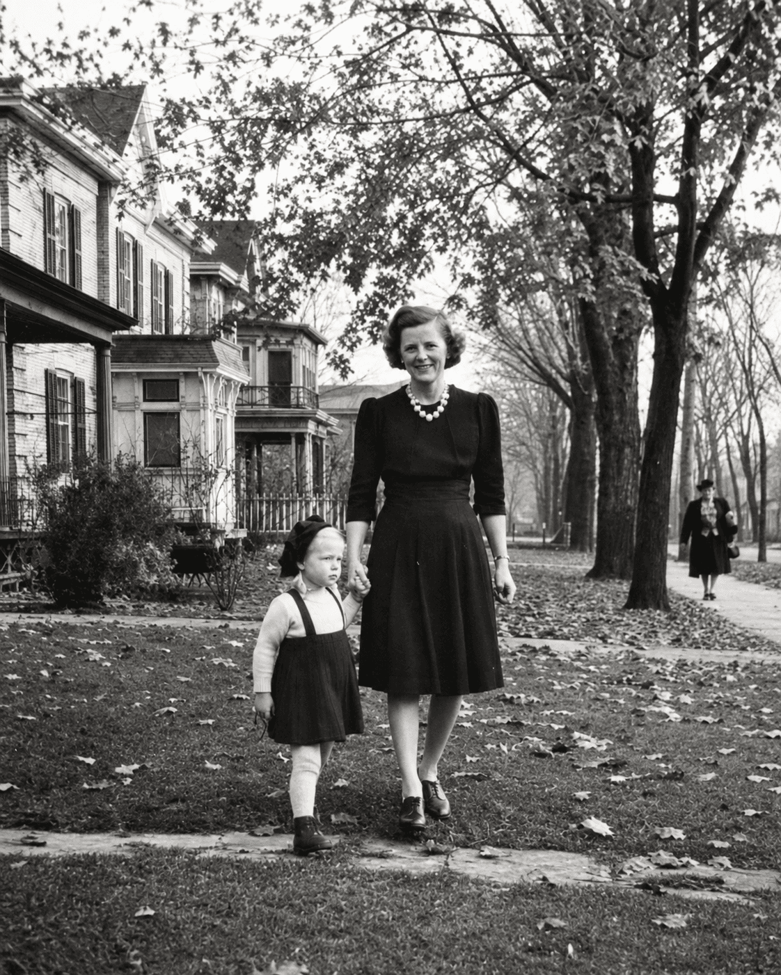 Hilda and daughter Joan, circa mid-1940s