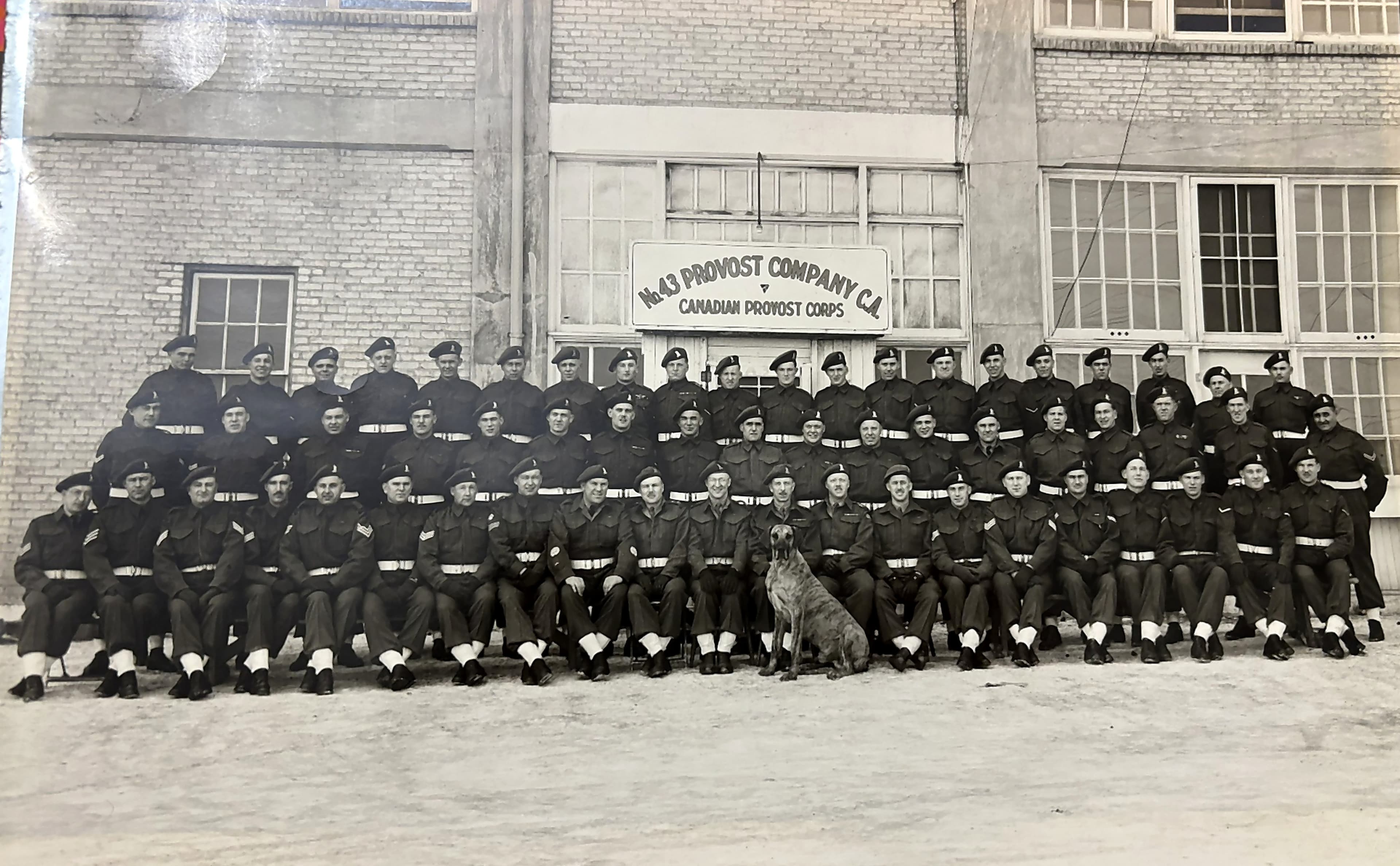 No. 3 Provost Company (A), Canadian Provost Corps, group portrait