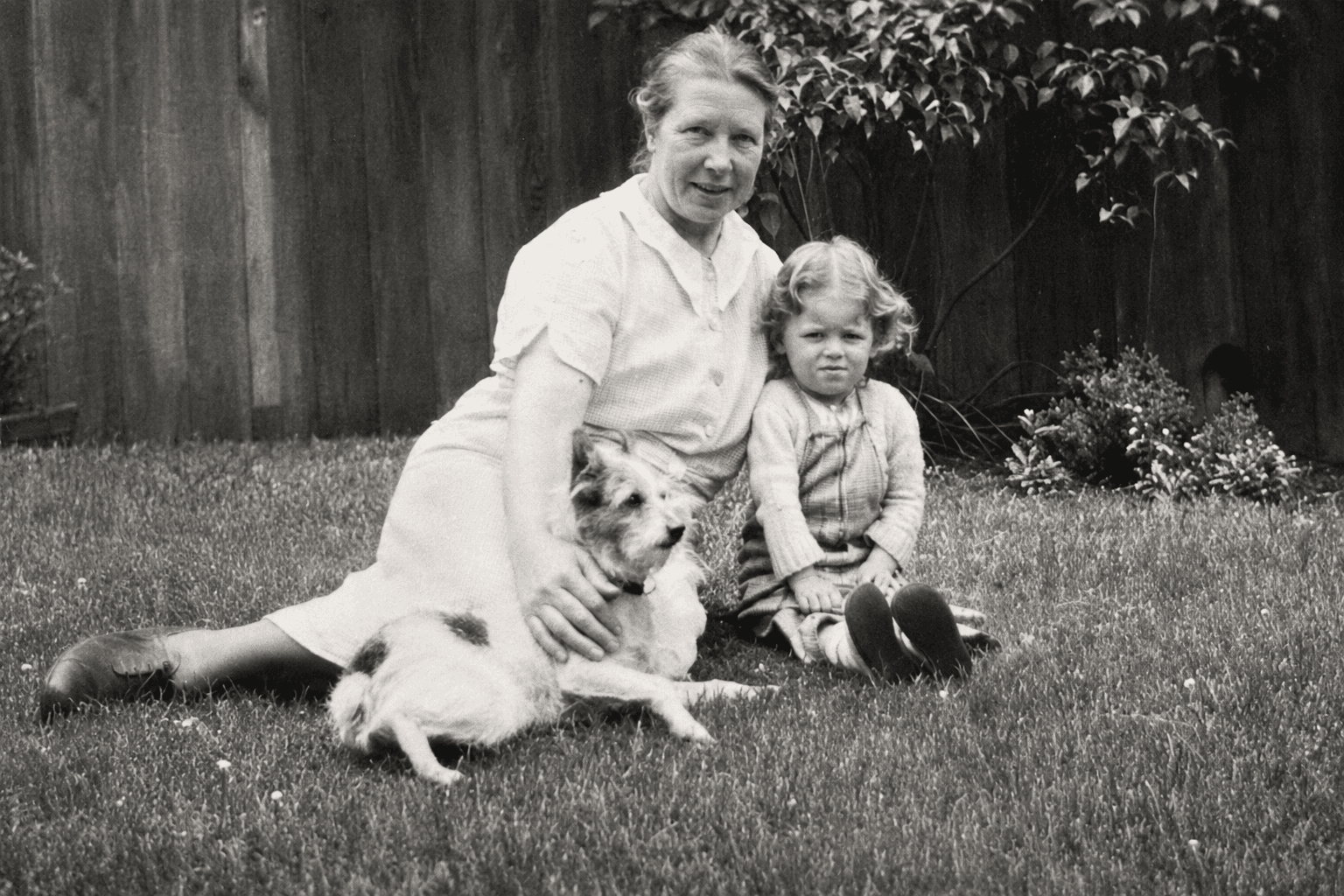 Rose and granddaughter Joan, circa mid-1940s